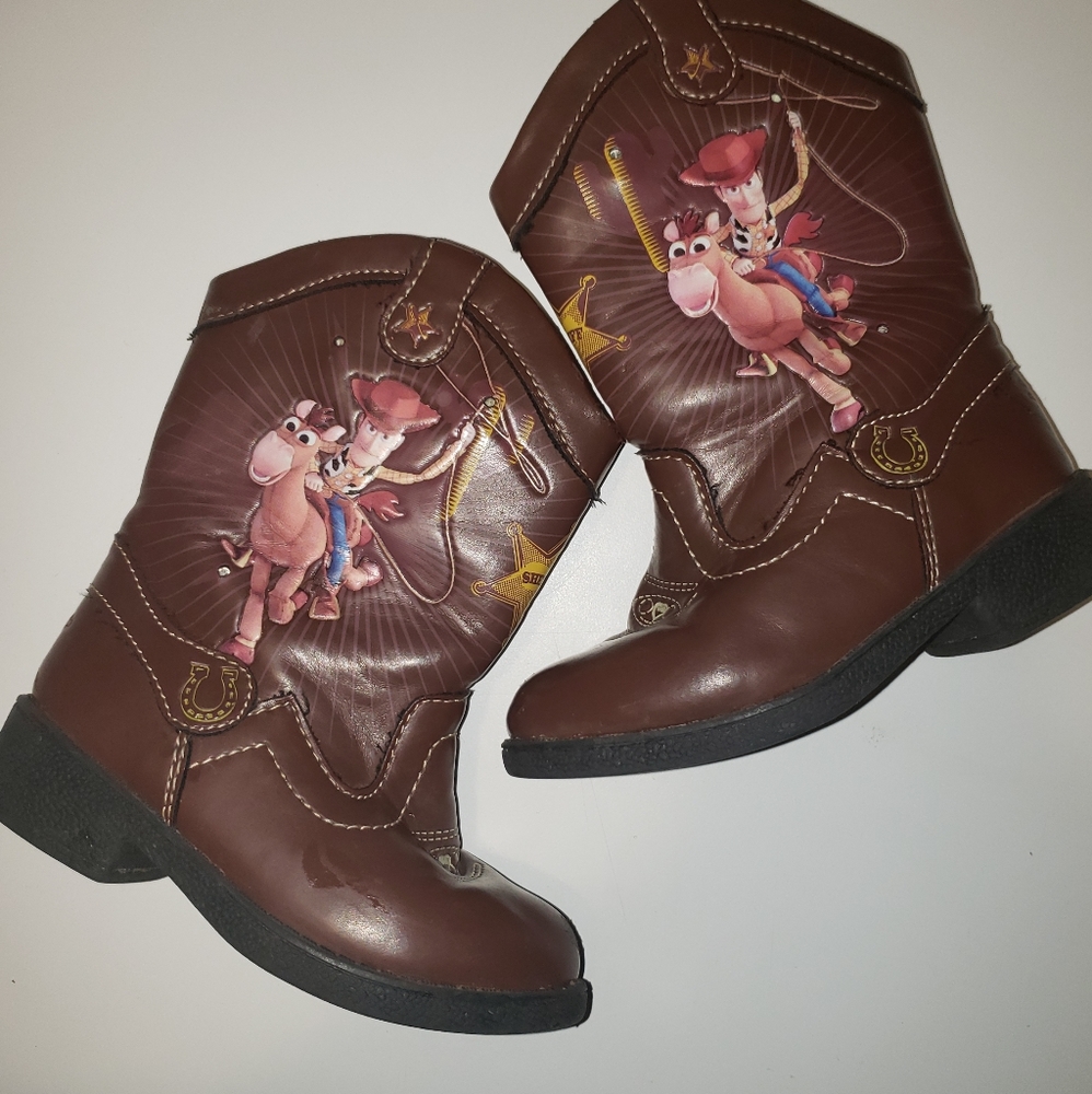 Babyboy 6 Toy Story Cowboy Boots EUC